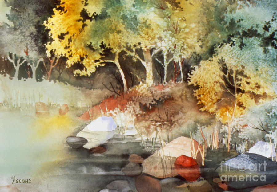 Autumn Foliage Painting by Teresa Ascone