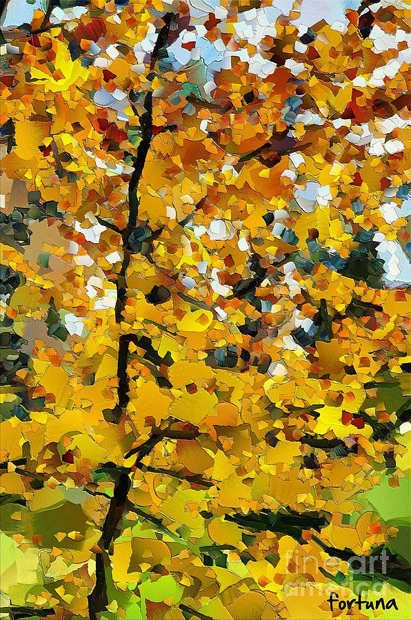 Autumn Forest Digital Art by Dragica  Micki Fortuna
