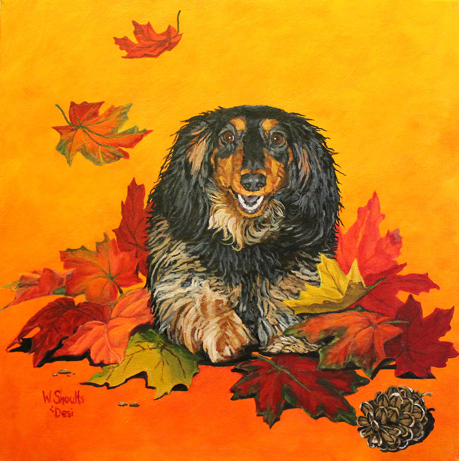 Autumn Fun Painting by Wendy Shoults