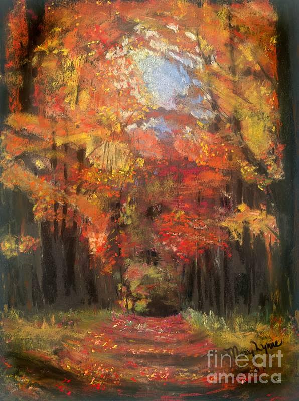 Autumn Glow Painting by Mary Lynne Powers