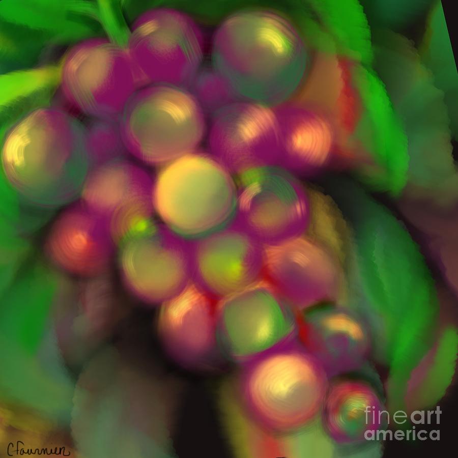 Autumn Grape Digital Art by Christine Fournier