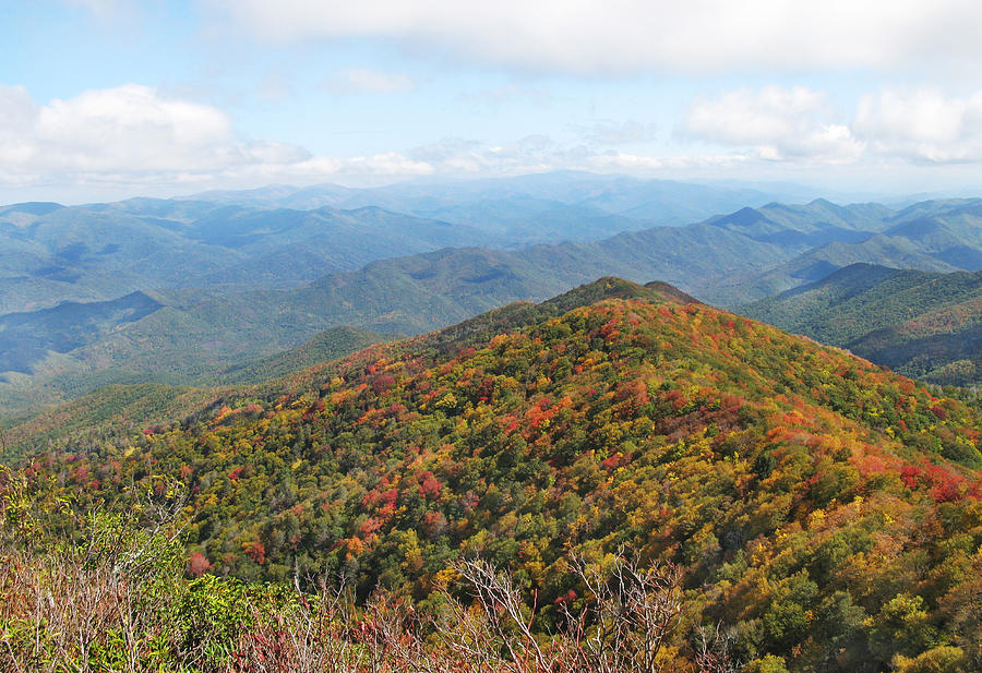 Autumn Great Smoky Mountains Photograph by Melinda Fawver