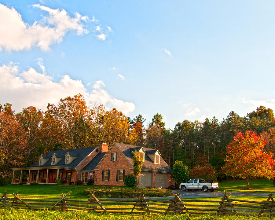Autumn Haas Home Photograph by Randall Branham