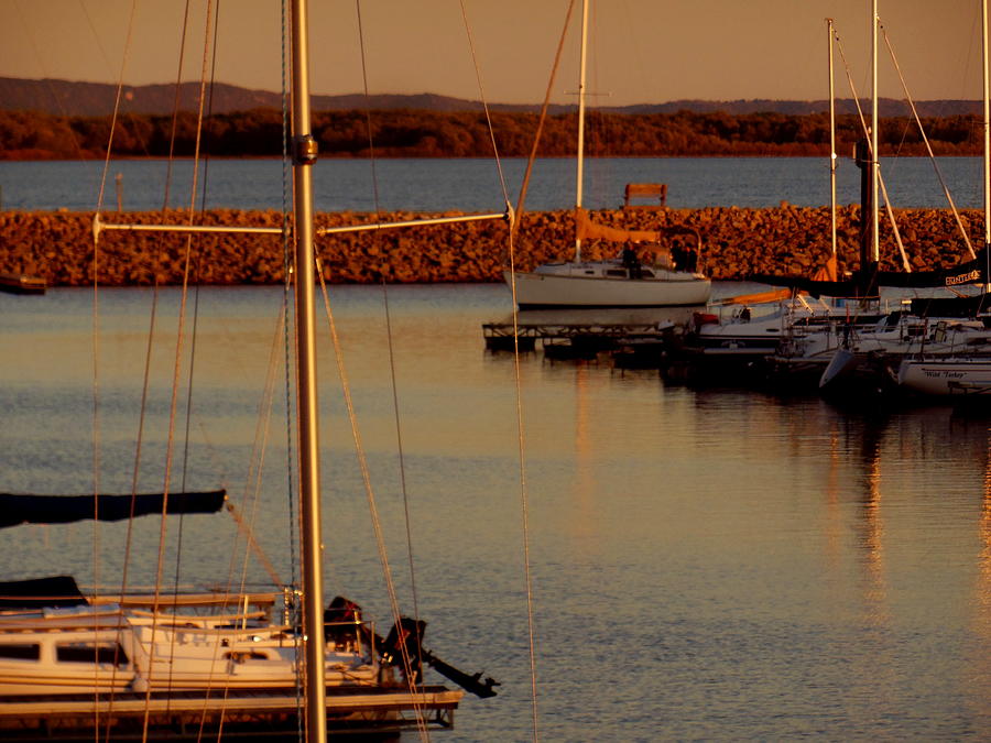 Autumn Harbor Photograph by Wild Thing