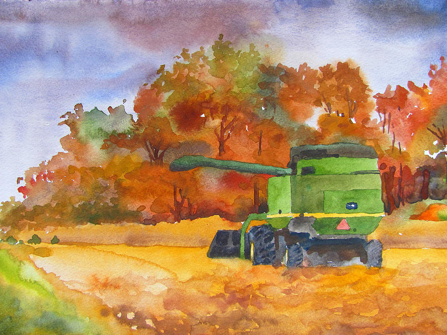 Autumn Harvest Painting by James Huntley