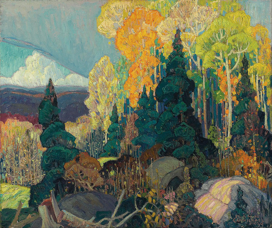 Autumn Hillside Painting by Franklin Carmichael - Fine Art America