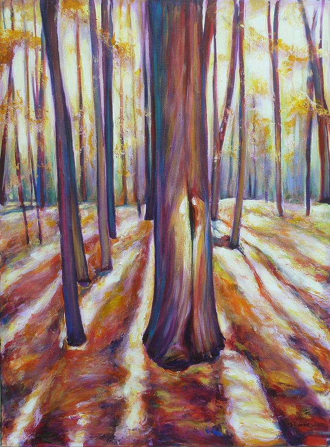 Autumn In Bechtel Park II Painting By Sheila Diemert - Fine Art America