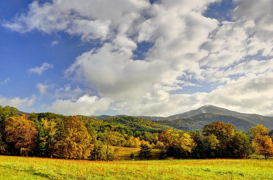Autumn In Cades Cove Photograph by Jean Hutchison