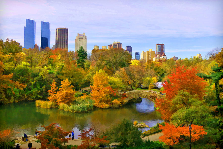 Fall Photograph - Autumn in Central Park 4 by Allen Beatty