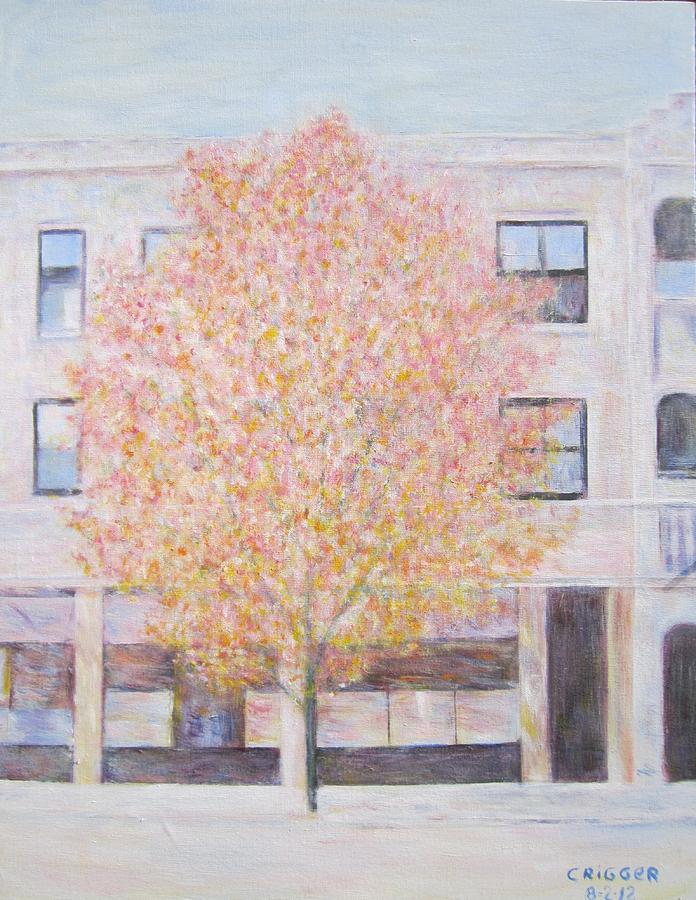Impressionism Painting - Autumn in Chicago by Glenda Crigger