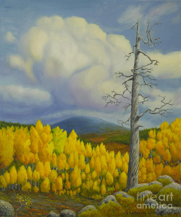 Autumn In Lapland Painting