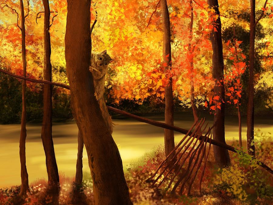 Autumn In Ohio Painting