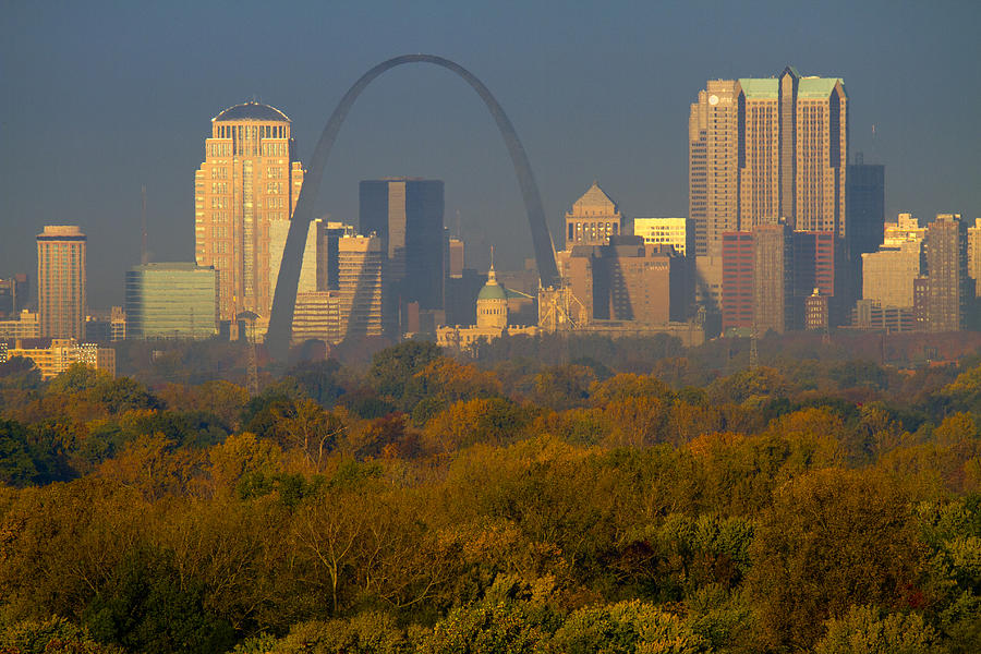 Autumn in St Louis Photograph by Garry McMichael