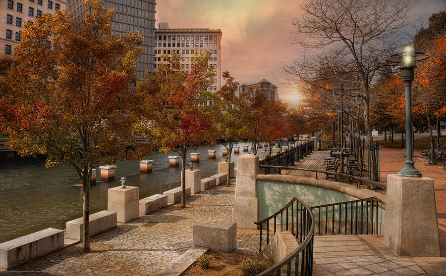 Autumn in the City Photograph by Robin-Lee Vieira