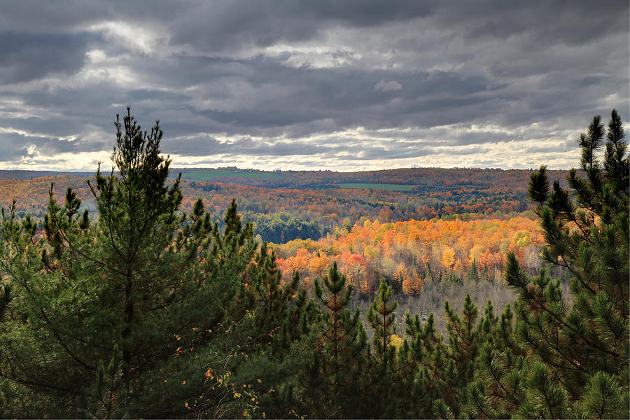 Autumn in the eastern Townships Photograph by Pierre Leclerc Photography