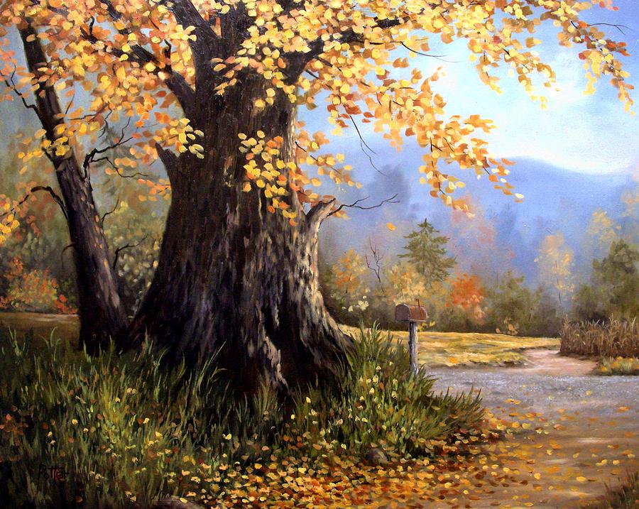 Fall Painting - Autumn In The Foothills by James Potter
