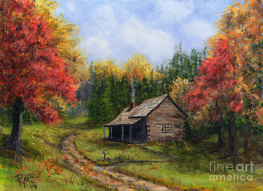 Autumn In The Mountains Painting by Rita Miller | Fine Art America