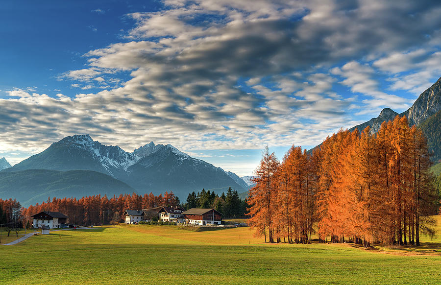 Autumn In The Mountains Photograph by Traumlichtfabrik