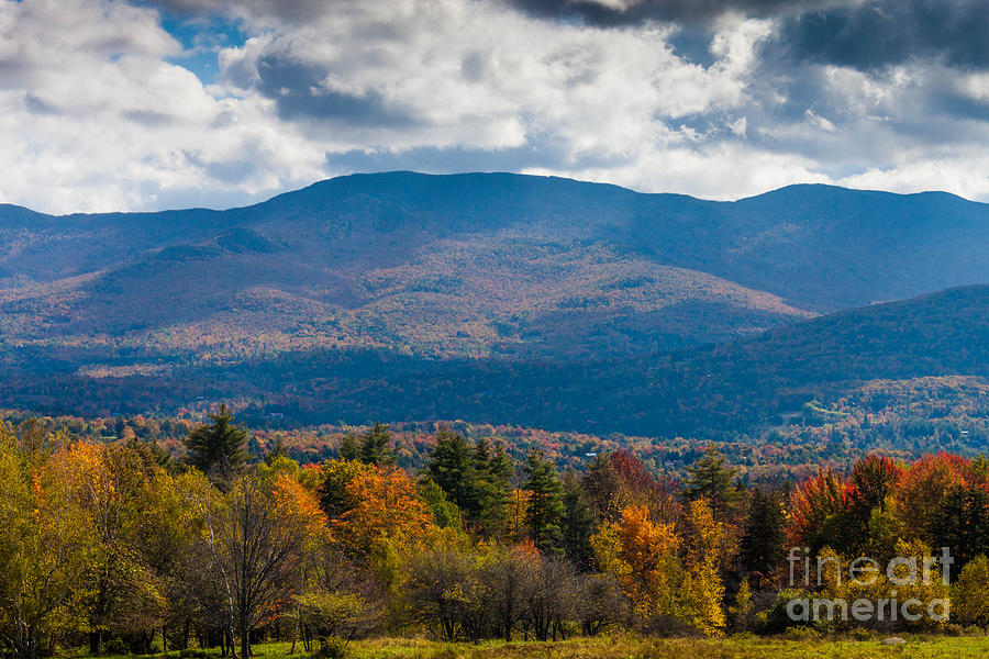 Autumn in Vermont Photograph by Thomas Marchessault
