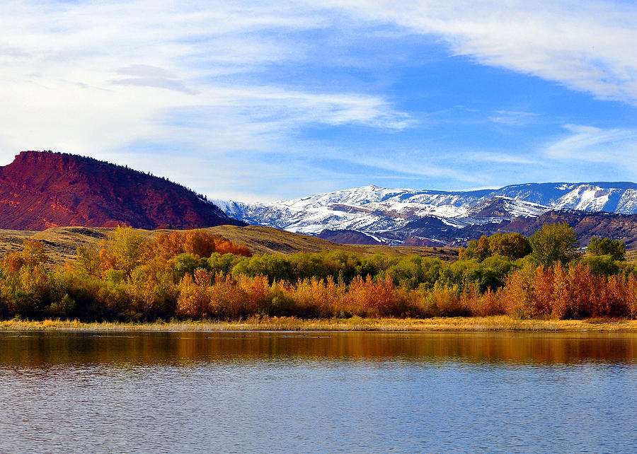 Autumn in Wyoming Photograph by Lisa Holland-Gillem