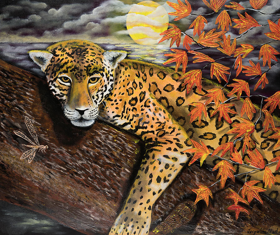 Autumn Jaguar Painting