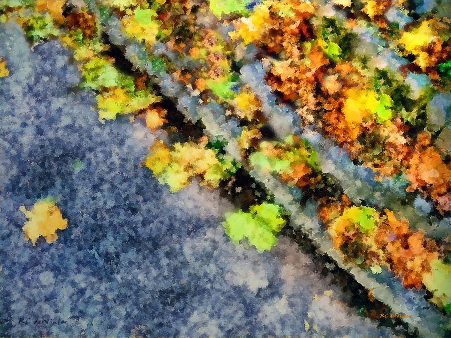 Autumn Jigsaw Painting by RC DeWinter
