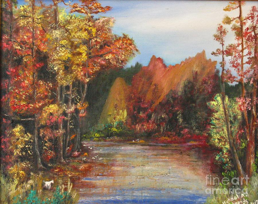 Autumn Landscape Painting by Michael Anthony Edwards