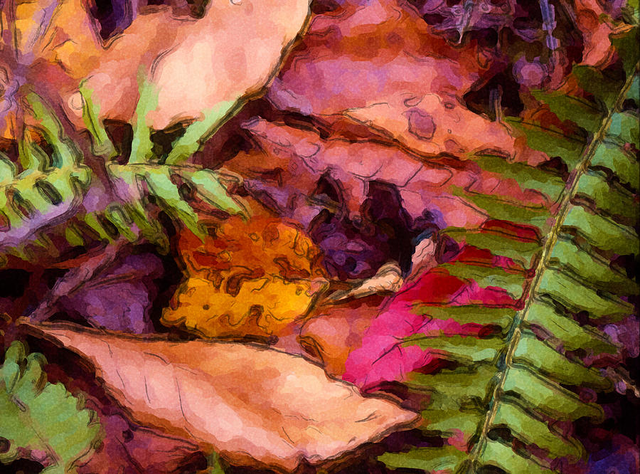Fall Photograph - Autumn Leaf Detail by George Ferrell Fall Photograph - Autumn Leaf Detail by George Ferrell