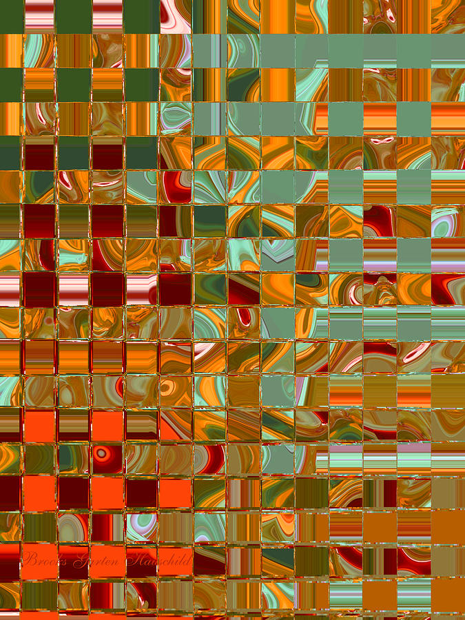 Autumn Leaves Patchwork - Abstract Autumn Quilt - Manipulated Photography Photograph by Brooks Garten Hauschild