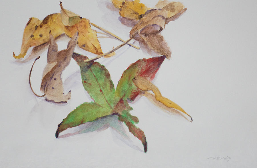 Autumn Leaves Painting by Christopher Reid