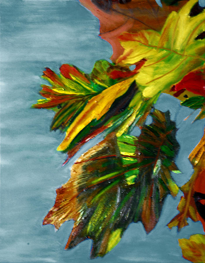Autumn Leaves Painting by Michael Daniels
