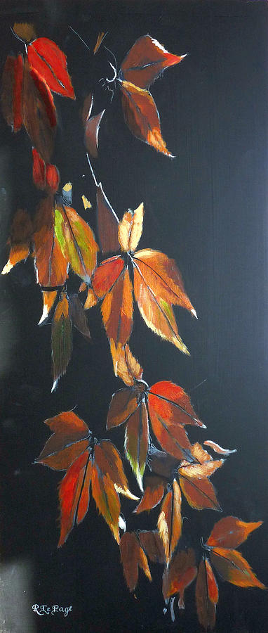 Autumn Leaves  Painting by Richard Le Page
