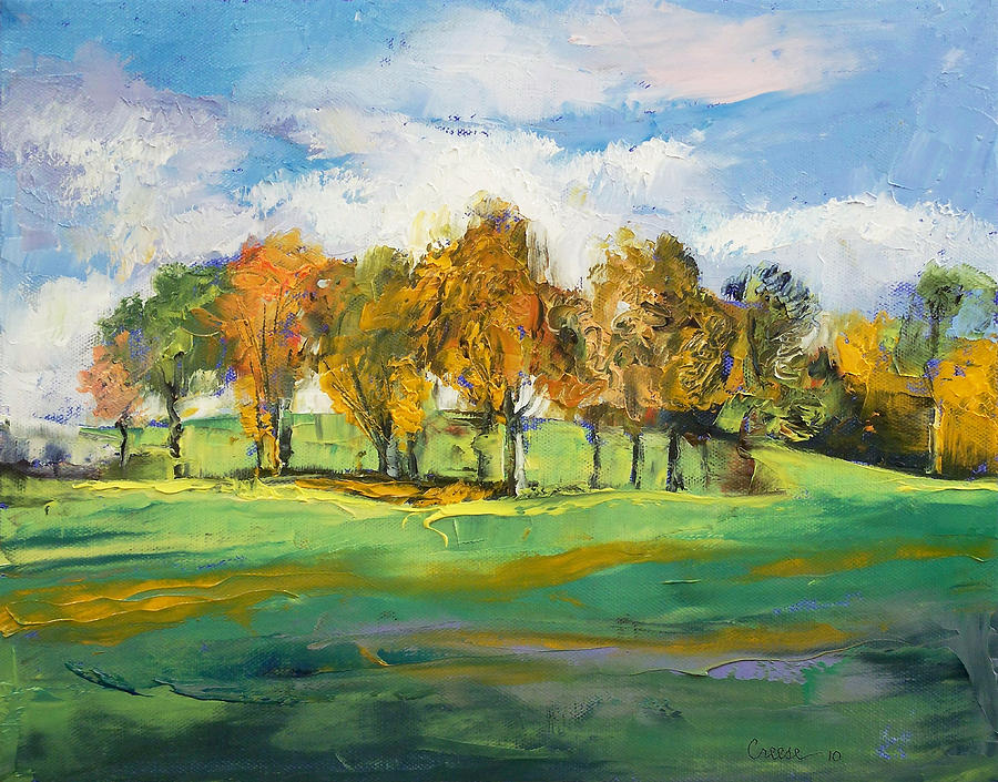 Autumn Light Painting by Michael Creese