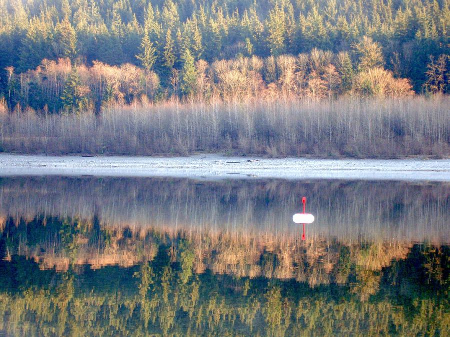 Autumn Lake Reflections - Golden Ears Prov. Park, British Columbia Photograph by Ian McAdie