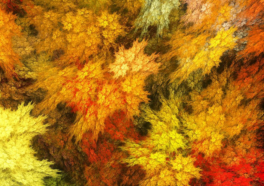Fall Digital Art - Autumn  by Martin Capek