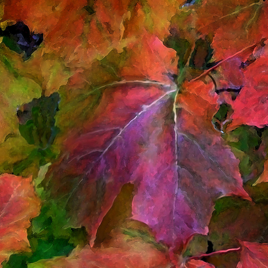 Autumn Moods 2 Mixed Media by Carol Cavalaris