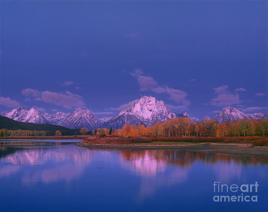 Autumn Morning Grand Tetons National Park Wyoming Photograph by Dave Welling