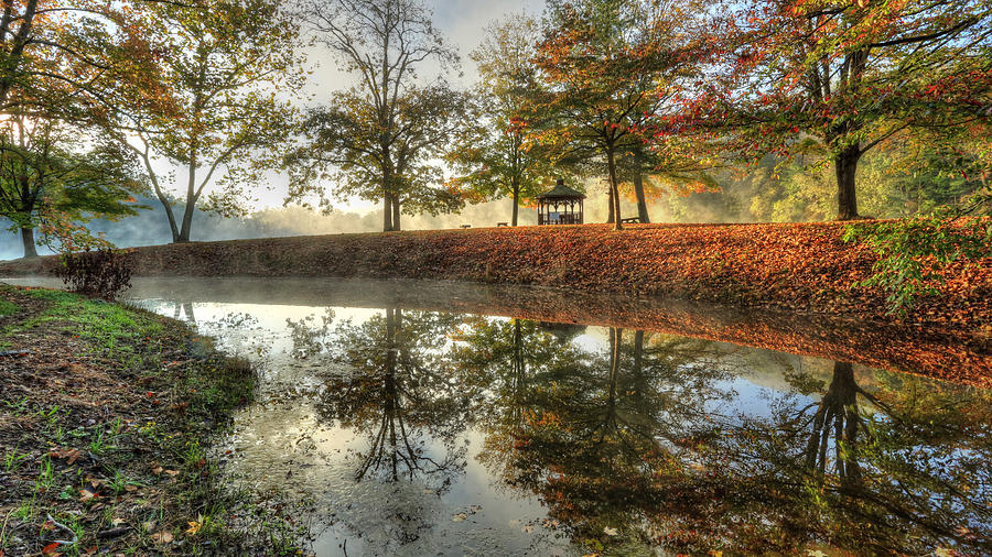 Autumn Morning Photograph by Jaki Miller