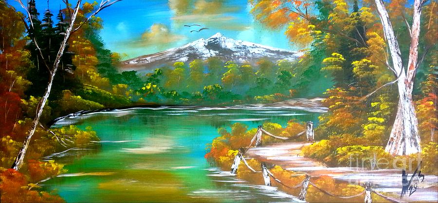 Autumn Mountain Painting