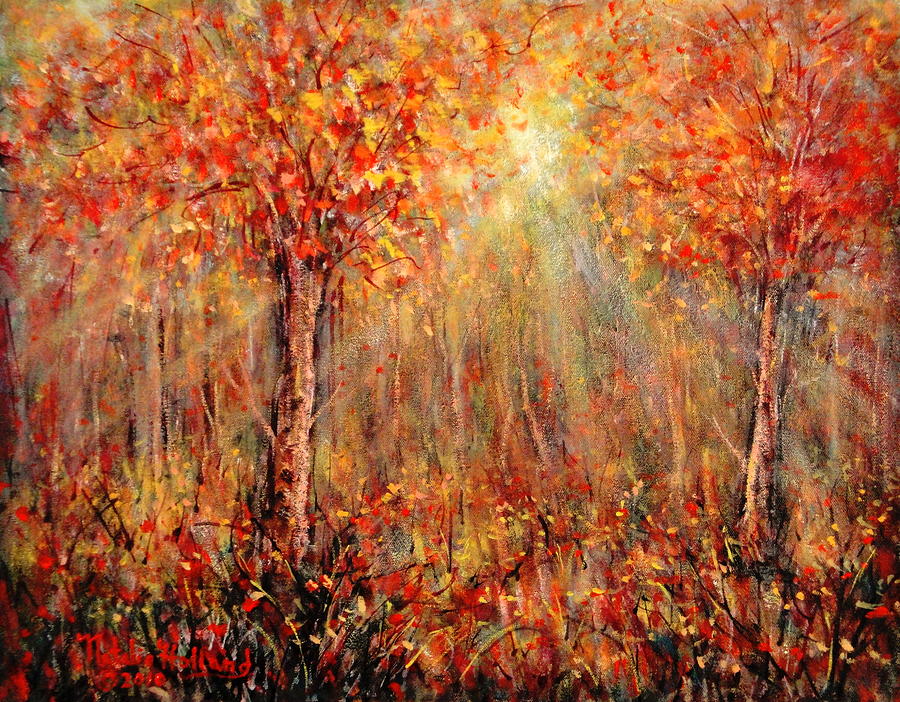 Autumn Painting by Natalie Holland