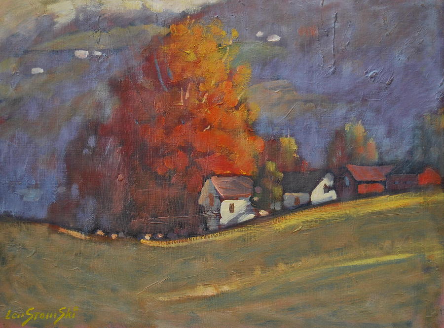 Autumn On Airyhill Painting by Len Stomski