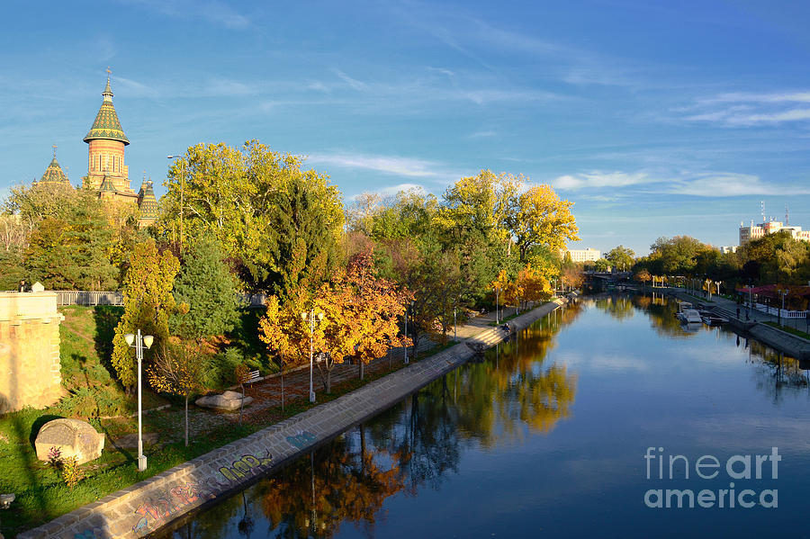 Fall Photograph - Autumn on Bega River by Dragos Samoilescu