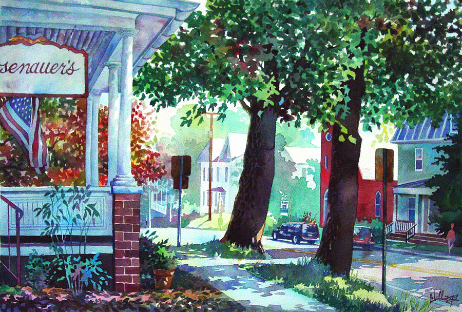 Autumn on East Main Painting by Mick Williams