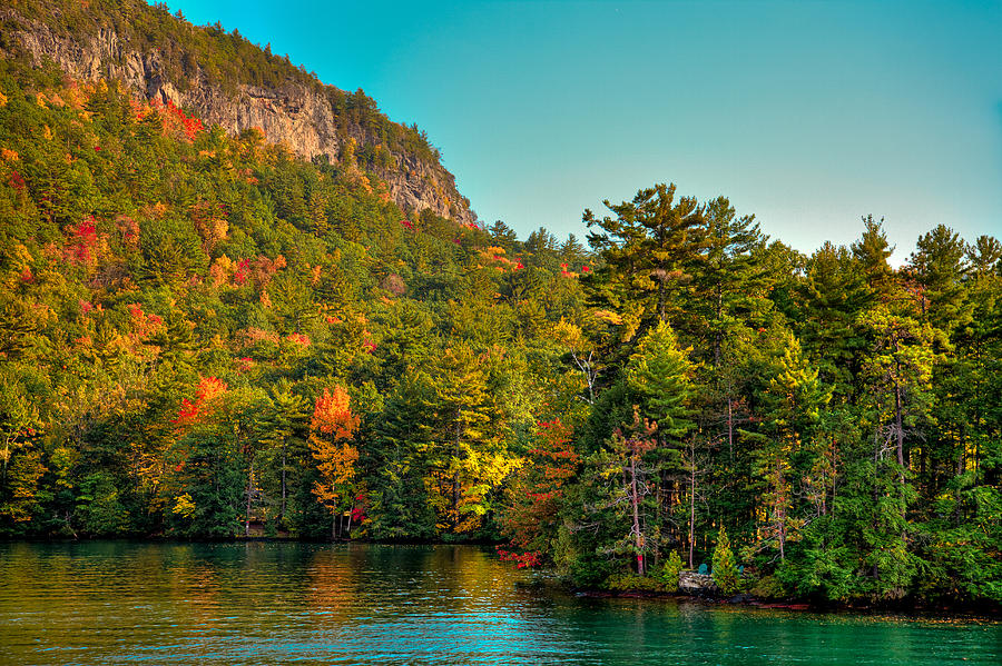 Autumn on Lake George Photograph by David Patterson