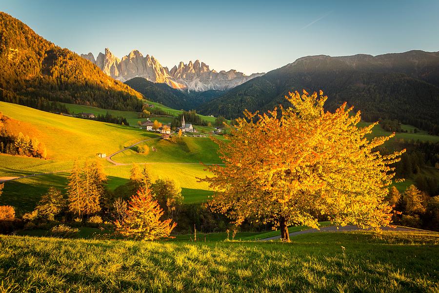 Autumn on the Alps Photograph by Francesco Riccardo Iacomino