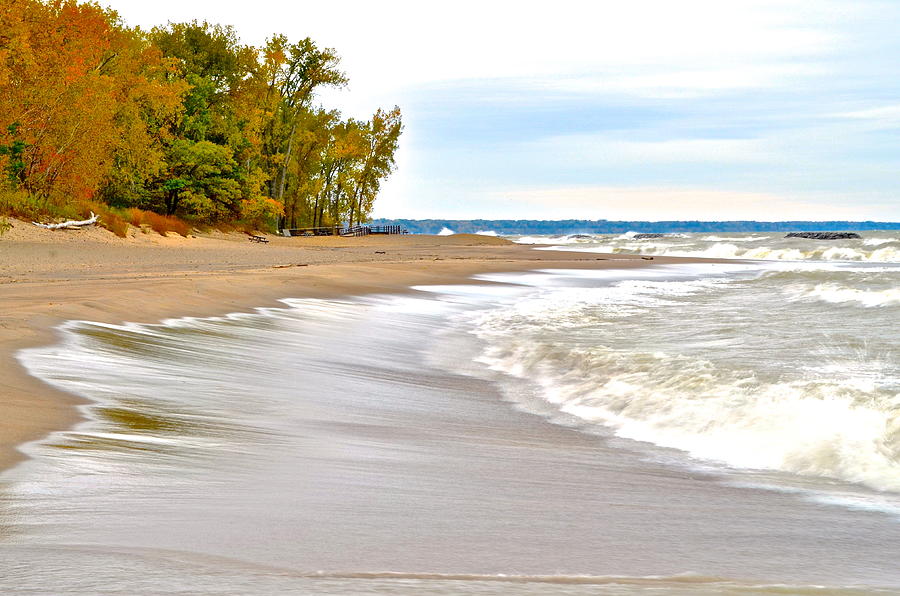 Autumn on the Beach Photograph by Frozen in Time Fine Art Photography