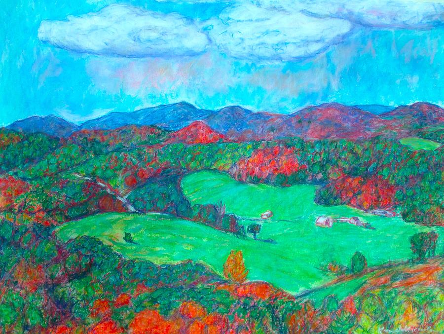 Autumn on the Blue Ridge Painting by Kendall Kessler