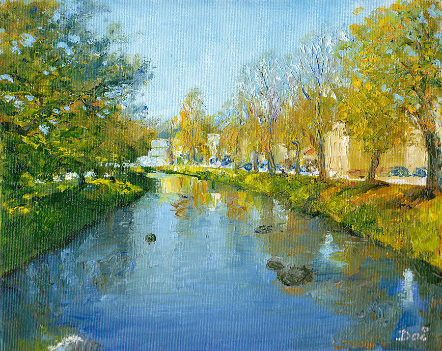 Autumn on the Danube Painting by Dai Wynn