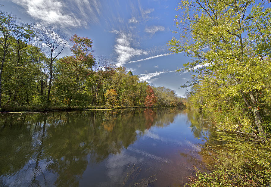 Autumn on the Delaware Photograph by David Letts
