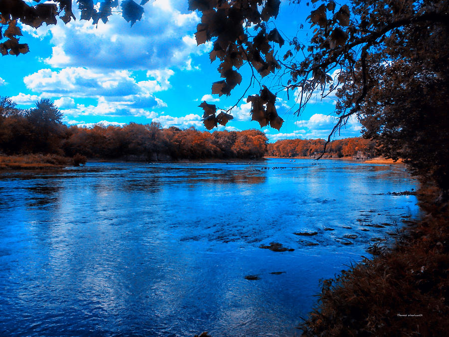 Landscape Photograph - Autumn On The Kankakee River by Thomas Woolworth